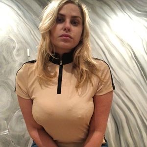 90s style workout 1/2 zip up sport knit top